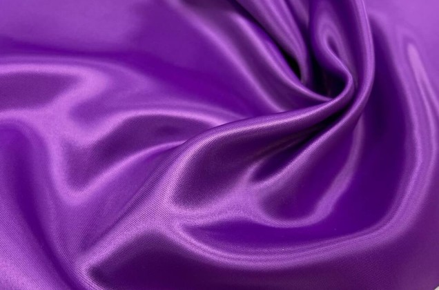 Подкладка атласная с вискозой (S134/15), фиолетовая