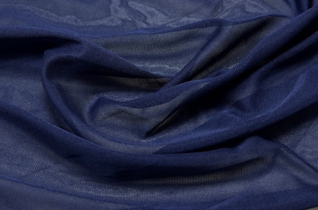 Подкладка трикотажная, синяя