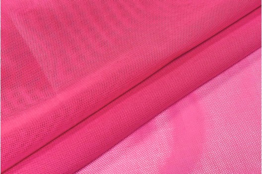 Сетка стрейч TINCA, ярко-розовая