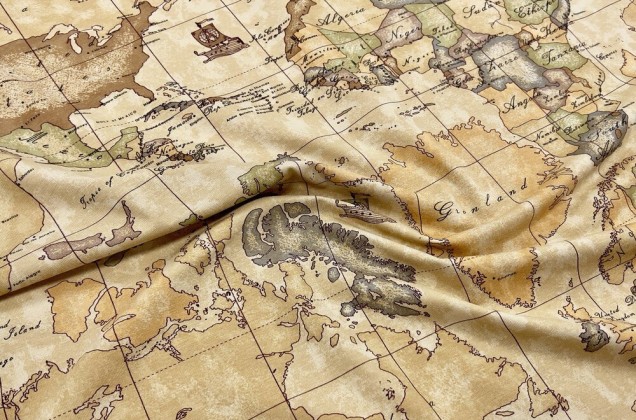 Кулирка пенье, Карта мира, арт.11725 A, Италия 1