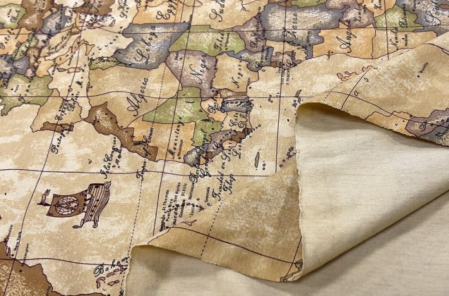 Кулирка пенье, Карта мира, арт.11725 A, Италия 2