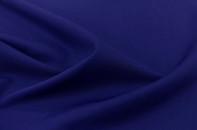 Костюмная шерсть, цвет классический синий, арт.12057, Италия