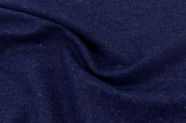 Костюмная шерсть плотная, темно-синяя, арт.11965, Италия 1