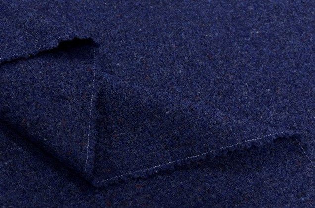 Костюмная шерсть плотная, темно-синяя, арт.11965, Италия 4