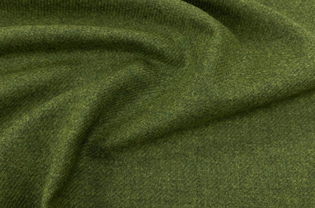 Костюмная шерсть плотная, зеленая, арт.11869, Италия 2