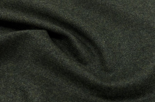 Костюмная шерсть плотная, темно-зеленая, арт.11864, Италия 2