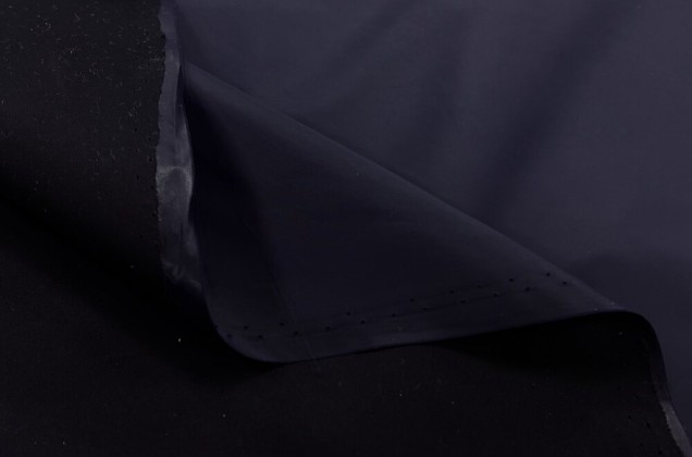 Курточно-плащевая ткань водонепроницаемая, полуночно-синяя, арт.12015, Италия 1