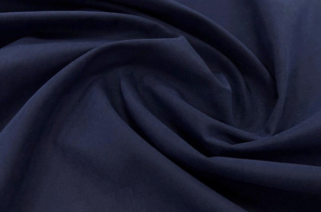 Курточно-плащевая ткань водонепроницаемая, темно-синяя, арт.12002, Италия 1