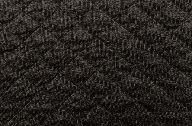 Курточная стежка на синтепоне двусторонняя, велюр темно-коричневый, арт.11877, Италия