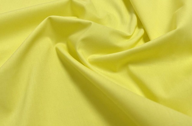 Рубашечный поплин-нейлон, лимонно-желтый