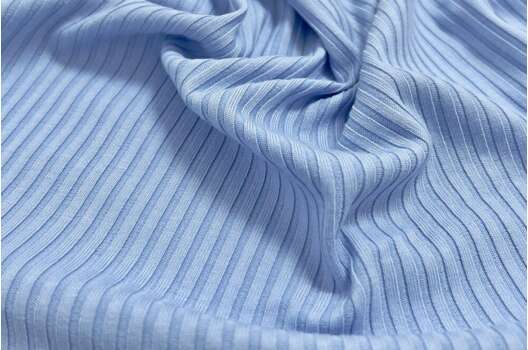 Трикотаж лапша, 0.3 см, голубая