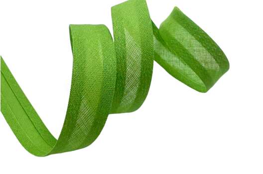 Бейка хлопковая, 15 мм, зеленая (238)