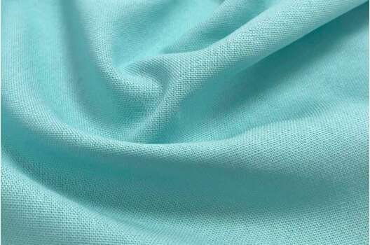 Лен с вискозой и хлопком, ледяной голубой (19), 130 см