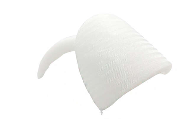 Подплечники обтянутые втачные, белые, 14 мм