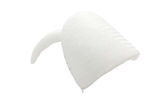 Подплечники обтянутые втачные, белые, 14 мм