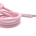 Шнурок круглый, 130 см цвет: нежно-розовый