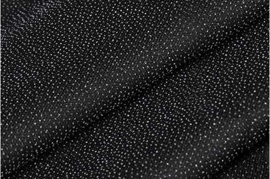 Дублерин точечный трикотажный, черный, 50 гр/м2