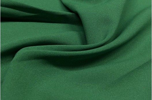 Креп шифон, зеленый