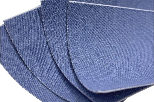 Самоклеящаяся заплатка джинсовая, синяя, 10х20 см