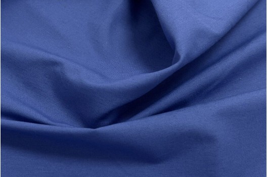 Сорочечный поплин, синий, Турция