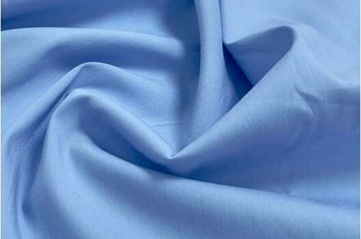Рубашечный поплин-нейлон, насыщенный голубой