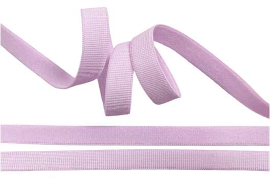 Резинка бельевая отделочная, нежно-сиреневая (F165), 10 мм