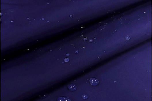 Курточная ткань Moncler, темно-синяя, Италия