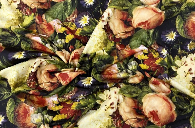 Курточная ткань Moncler, Райский сад, Италия 1