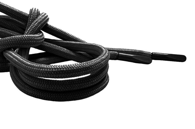 Шнурок круглый, 4 мм, черный (F322/S580), 130 см