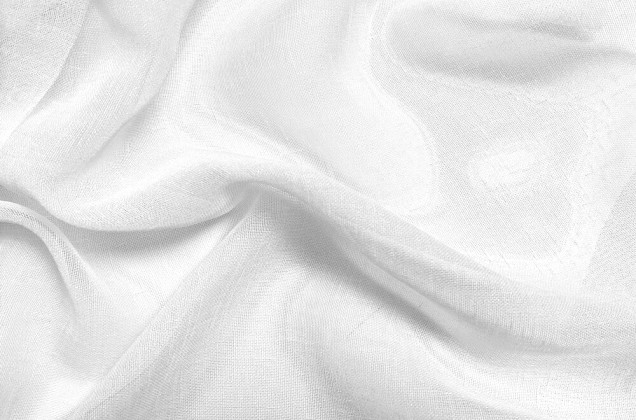 Тюль белый с утяжелителем, имитация под лен, 320 см, Китай 1