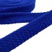 Шнур плоский, х/б, 12 мм цвет: синий