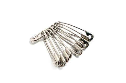 Булавки английские С-24, малые 22 мм, никель, уп. 10 шт.