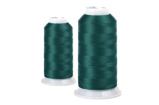 Нитки швейные текстурированные MAXag basic некрученые 150D/1 (5000м), бирюзовые (517)