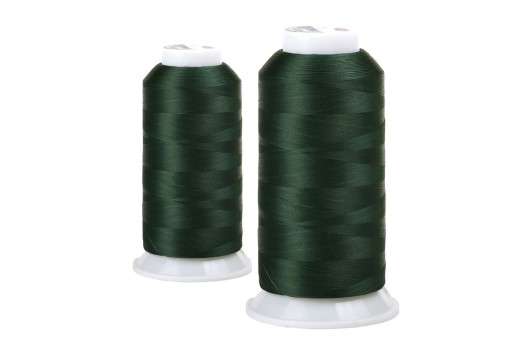 Нитки швейные текстурированные MAXag basic некрученые 150D/1 (5000м), темно-зеленые (438)