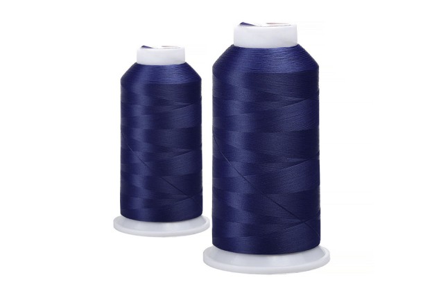 Нитки швейные текстурированные MAXag basic некрученые 150D/1 (5000м), синие (255)