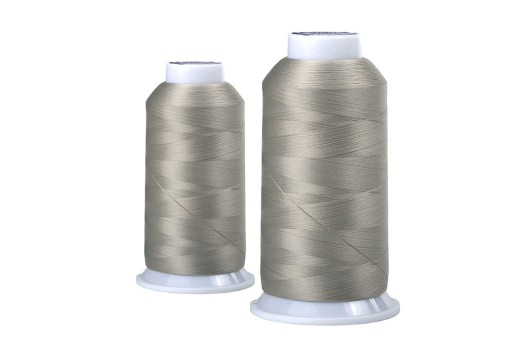 Нитки швейные текстурированные MAXag basic некрученые 150D/1 (5000м), серые (227)