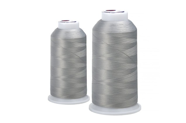 Нитки швейные текстурированные MAXag basic некрученые 150D/1 (5000м), светло-серые (223)