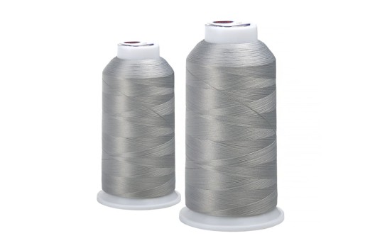 Нитки швейные текстурированные MAXag basic некрученые 150D/1 (5000м), светло-серые (223)