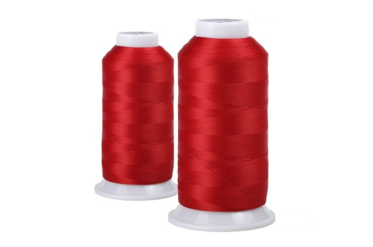Нитки швейные текстурированные MAXag basic некрученые 150D/1 (5000м), красные (151)