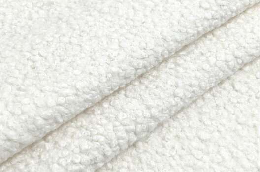 Пальтовая ткань Барашек, молочный