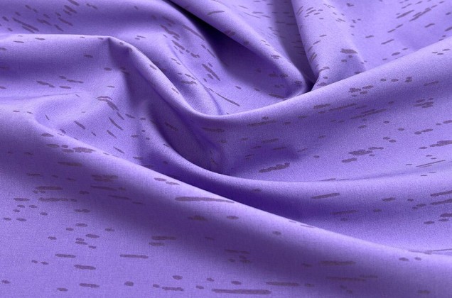 Курточная ткань Софтшелл с мембраной рефлектив пунктирный, лаванда/розовый неон (98514)