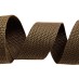 Лента ременная (стропа), 30 мм цвет: коричневый
