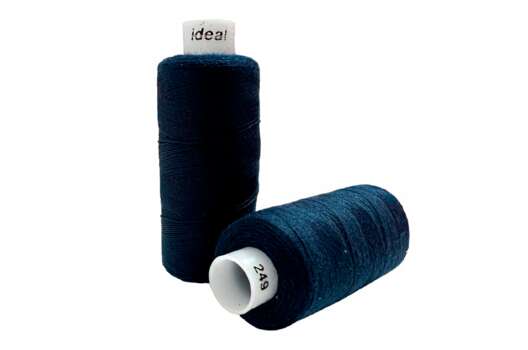 Нитки бытовые IDEAL, 40/2, цвет 249 темно-синие