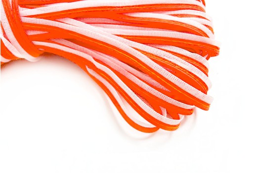 Кант светоотражающий, оранжевый неон, 10 мм