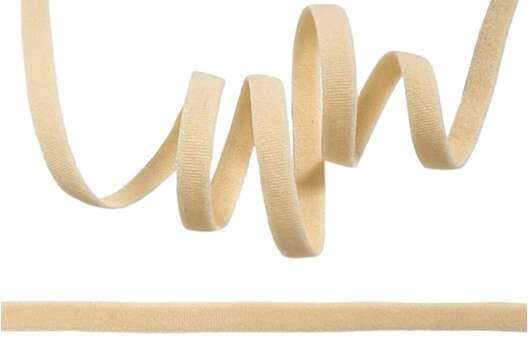 Резинка бельевая песочно-бежевая (S180), 5 мм