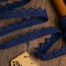 Кружево вязаное цвет: темно-синий