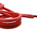 Шнурок круглый, 130 см цвет: красный