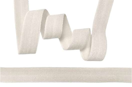 Резинка бельевая окантовочная матовая 20 мм, светло-бежевая (F307)