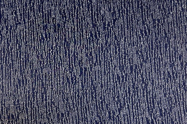 Трикотаж c люрексом, снежный на синем фоне