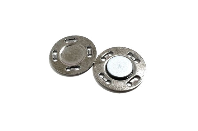 Кнопка пришивная MG01, магнитная, 21 мм, никель 1